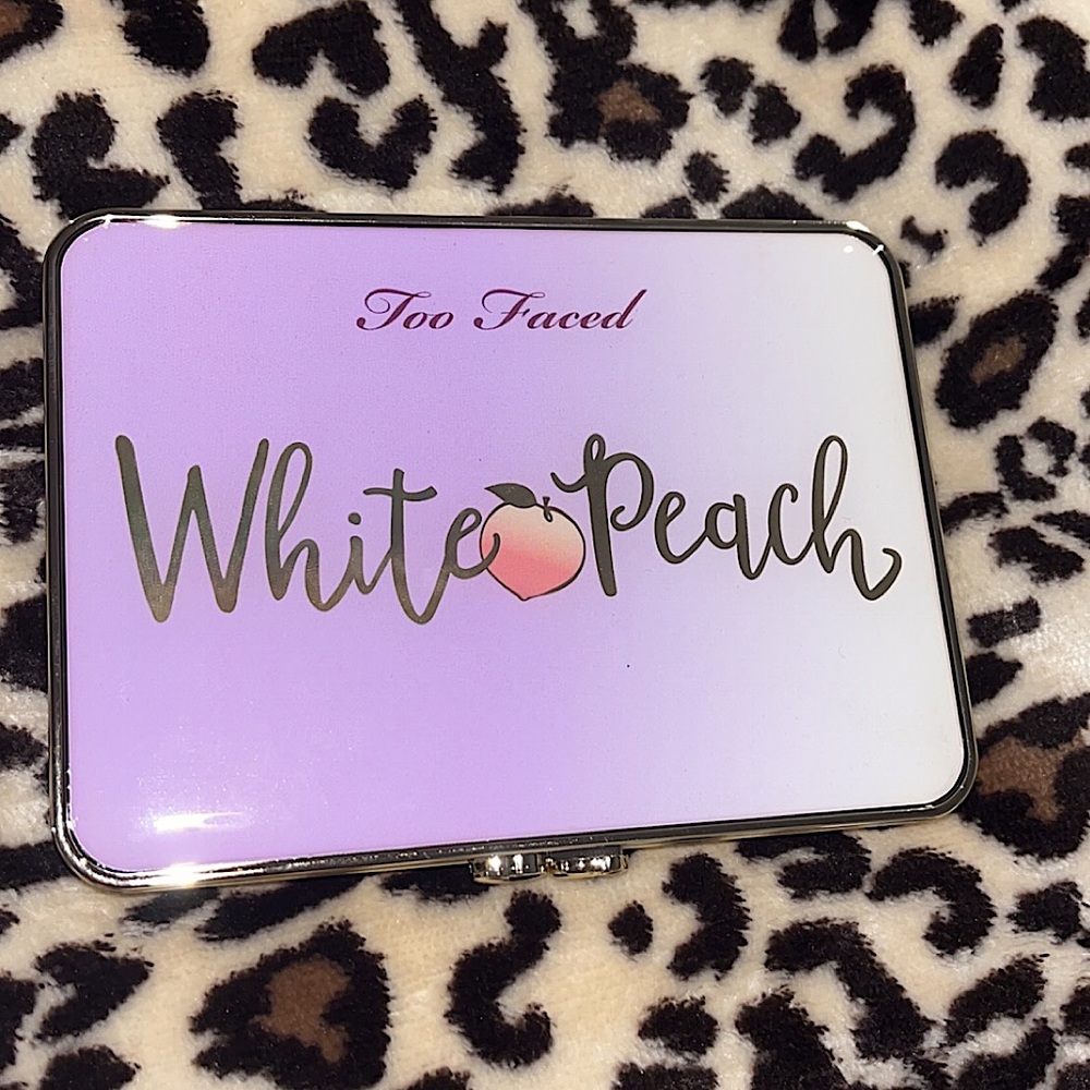 too faced white peach palette